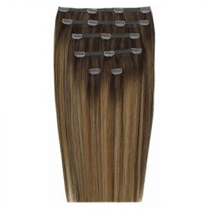 Beauty Works Double Hair Set 18 Inch Clip-In Hair Extensions #Brond'mbre