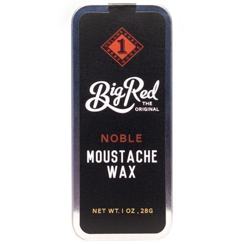 Big Red Beard Moustache Wax Dillinger