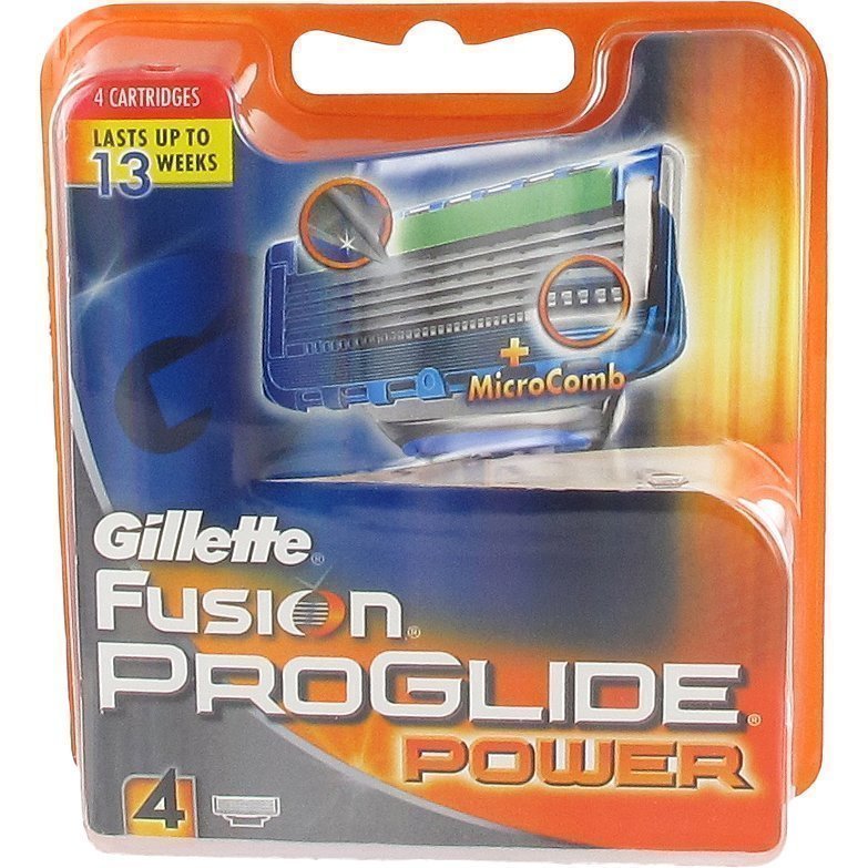 Gillette Fusion ProGlide Power 4 pack