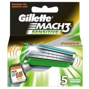 Gillette Mach 3 Sensitive Power 5-Pack