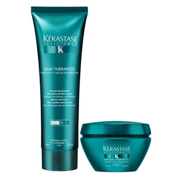 Kérastase Resistance Therapiste Shampoo And Masque Duo