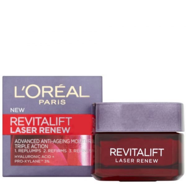 L'oreal Paris Dermo Expertise Revitalift Laser Renew Advanced Anti-Aging Moisturiser Triple Action 50 Ml