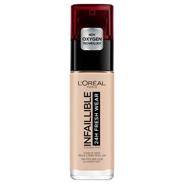 L'oréal Paris Infallible 24hr Freshwear Liquid Foundation Various Shades 015 Porcelaine