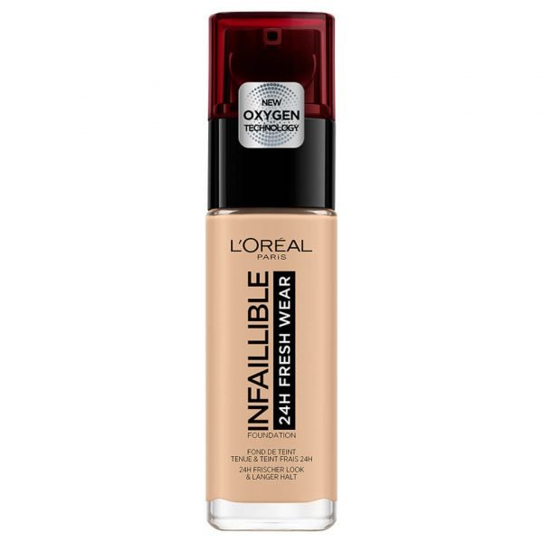 L'oréal Paris Infallible 24hr Freshwear Liquid Foundation Various Shades 125 Natural Rose