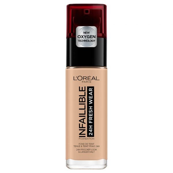 L'oréal Paris Infallible 24hr Freshwear Liquid Foundation Various Shades 145 Beige Rose