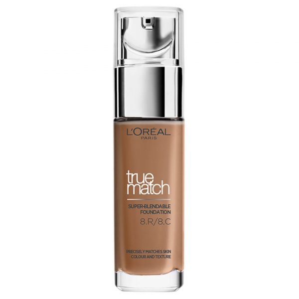 L'oréal Paris True Match Foundation 30 Ml Various Shades 8c Nut