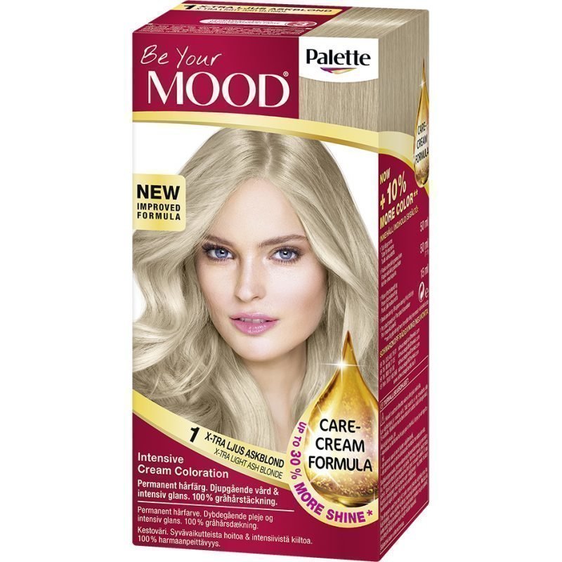 MOOD Hair Colour No 1 Extra Light Blonde Kosmetiikkakauppa24 fi