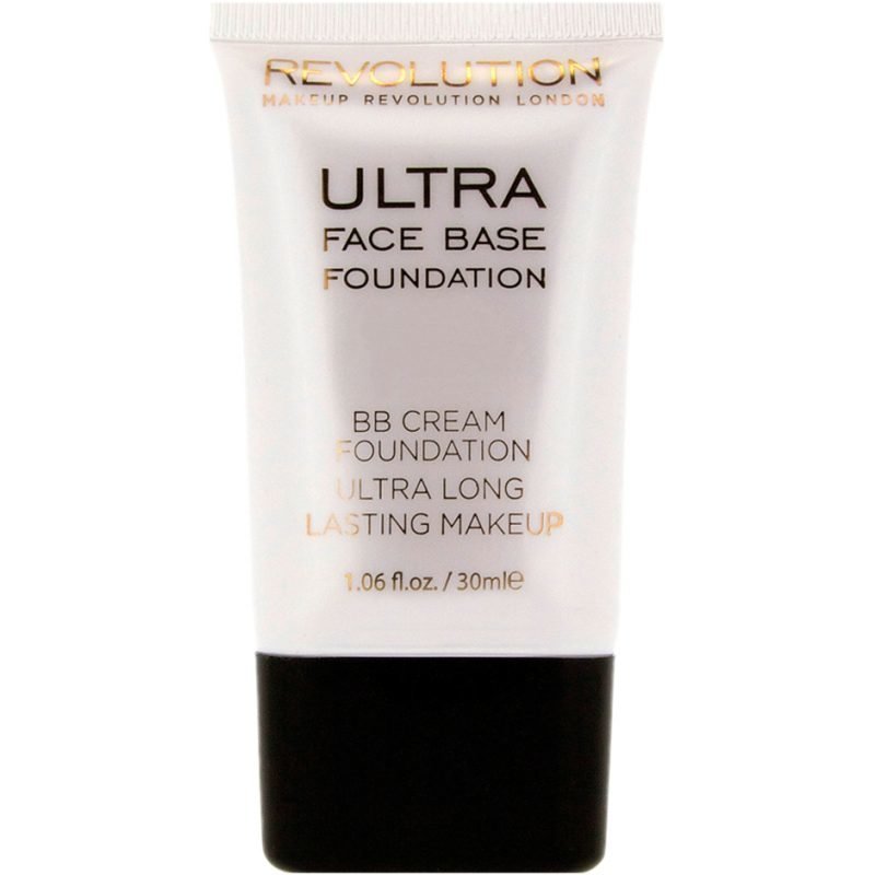 Makeup Revolution Ultra Face Base Foundation BB Cream Foundation Ultra Long Lasting Makeup 08 Pink Tone 30ml