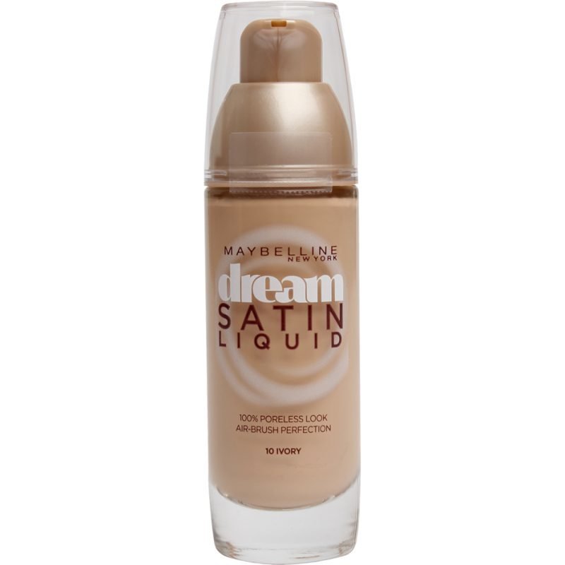 Maybelline Dream Satin Liquid Foundation 10 Ivory