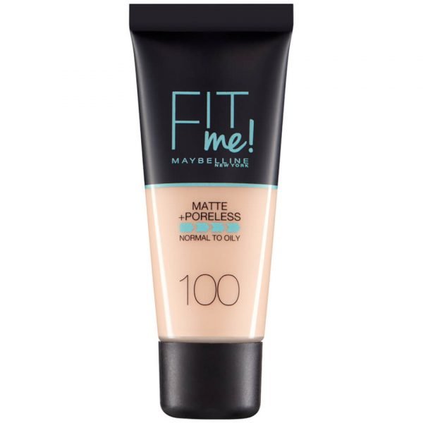 Maybelline Fit Me! Matte And Poreless Foundation 30 Ml Various Shades 100 Warm Ivory