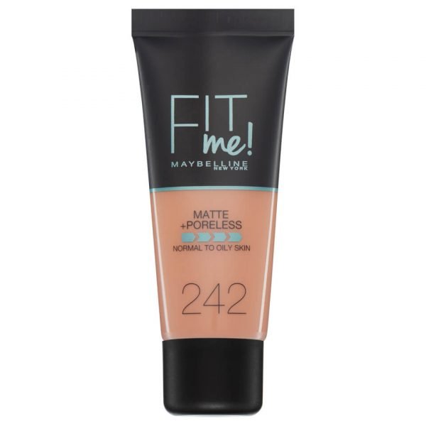 Maybelline Fit Me! Matte And Poreless Foundation 30 Ml Various Shades 242 Light Honey