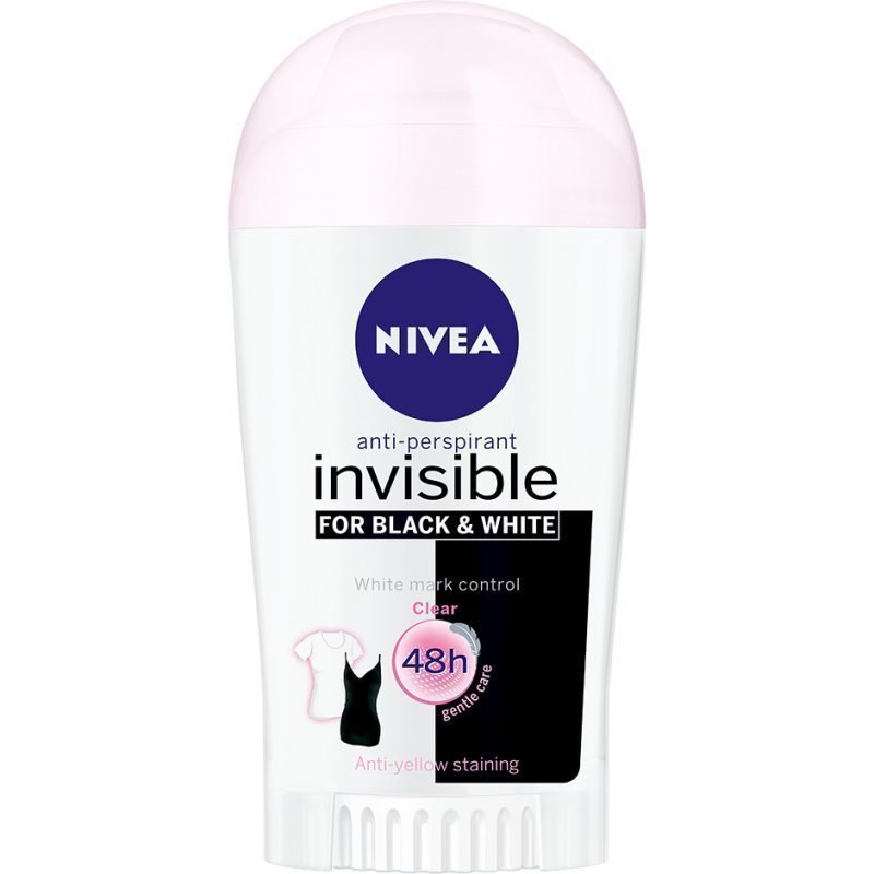 Nivea Invisible Black & White Clear Deostick 40ml