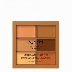 Nyx Professional Makeup 3c Palette Conceal Correct Contour Meikinkorostuspaletti Deep