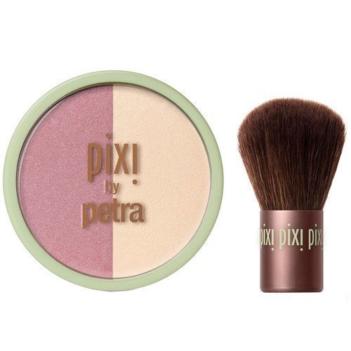 Pixi Beauty Blush Duo + Kabuki Rose Gold