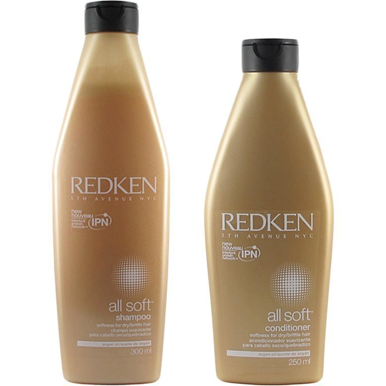 Redken All Soft Duo Shampoo 300ml Conditioner 250ml