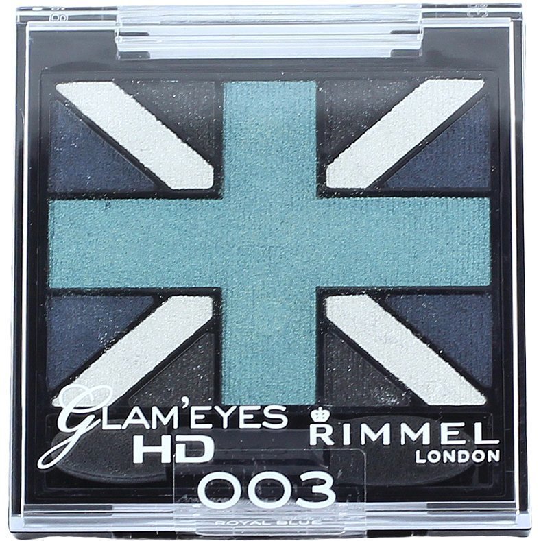 Rimmel Glam Eyes HD Quad Eyeshadow 003 Royal Blue 2