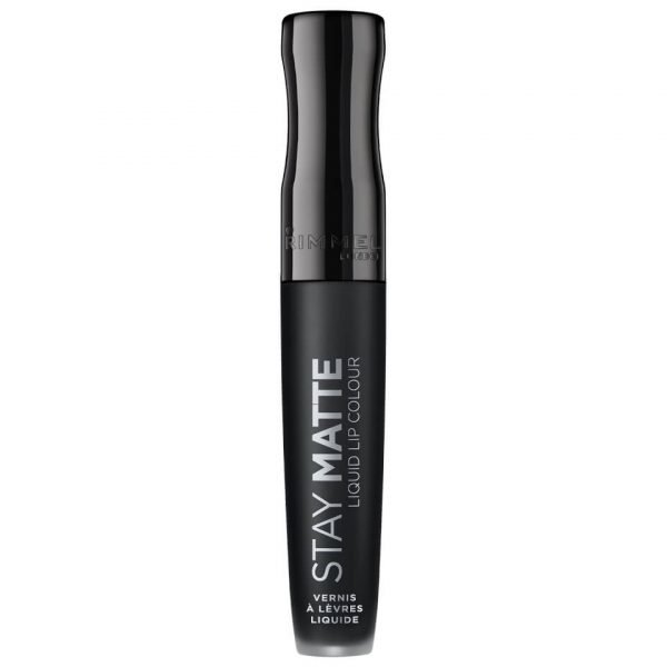 Rimmel Stay Matte Liquid Lipstick 5.5 Ml Various Shades Pitch Black