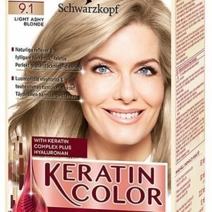 Schwarzkopf Anti Age Keratin 9.1 Light Ashy Blonde Hiusväri