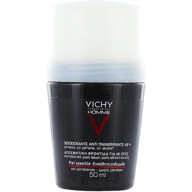 Vichy Homme Deodorant Antiperspirant Roll-On Sensetive SkinOn Sensetive Skin 50ml