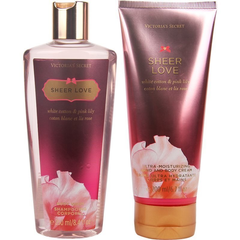 Victoria's Secret Sheer Love Duo Body Wash 250ml Hand & Body Cream 200ml