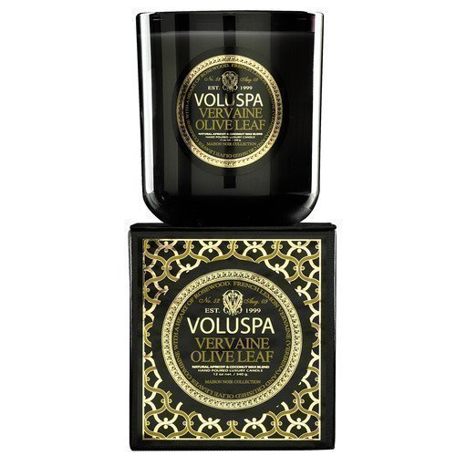 Voluspa Apricot & Coconut Wax Blend Perfumed Candle Vervaine Olive Leaf