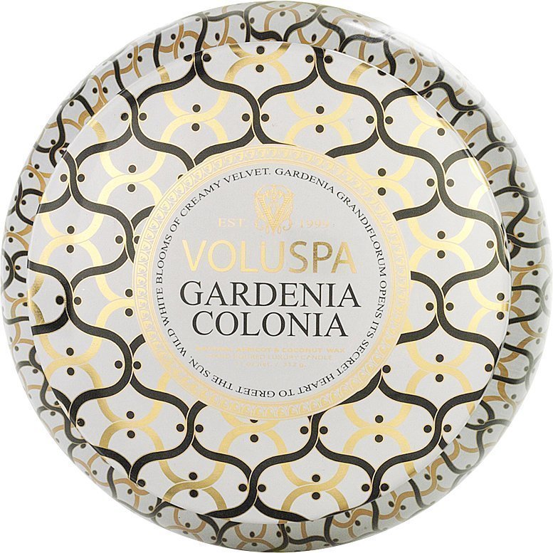 Voluspa Gardenia ColoniaWick Maison Metallo Candle 312g